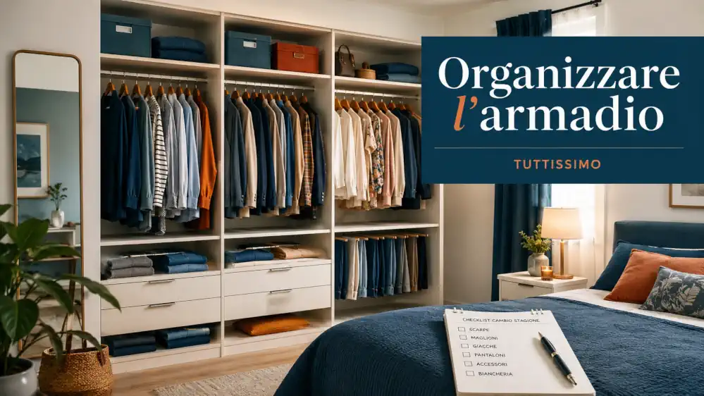 Come organizzare l’armadio: guida pratica