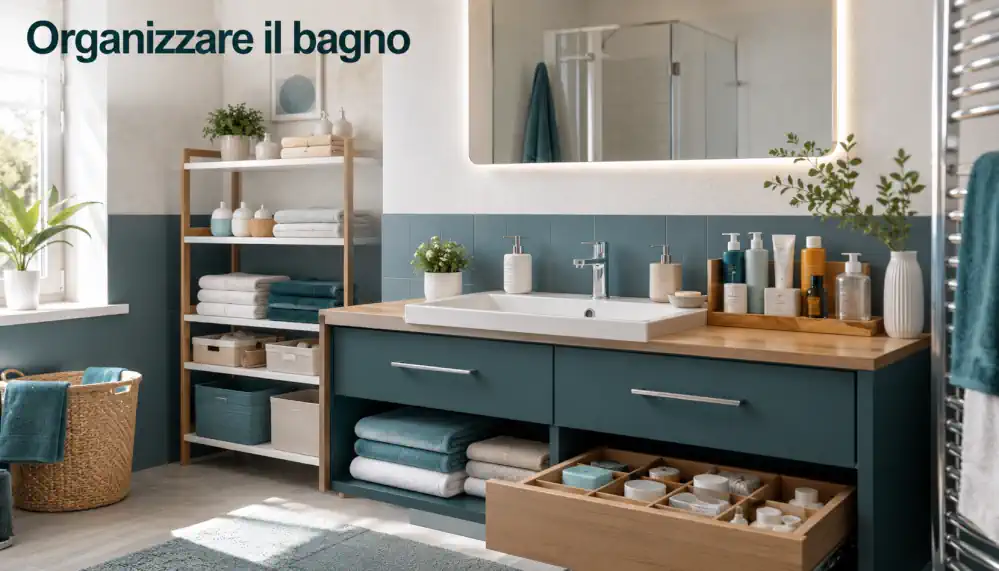 Come organizzare il bagno: guida pratica