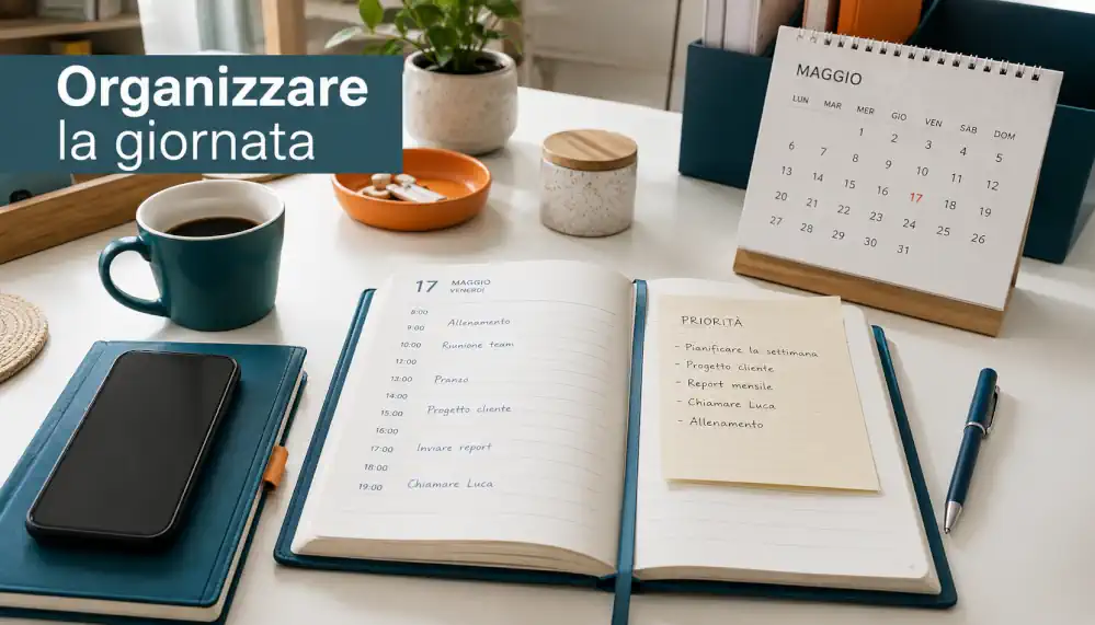 Come organizzare la giornata senza stress