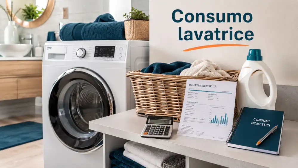 Quanto consuma una lavatrice e come risparmiare