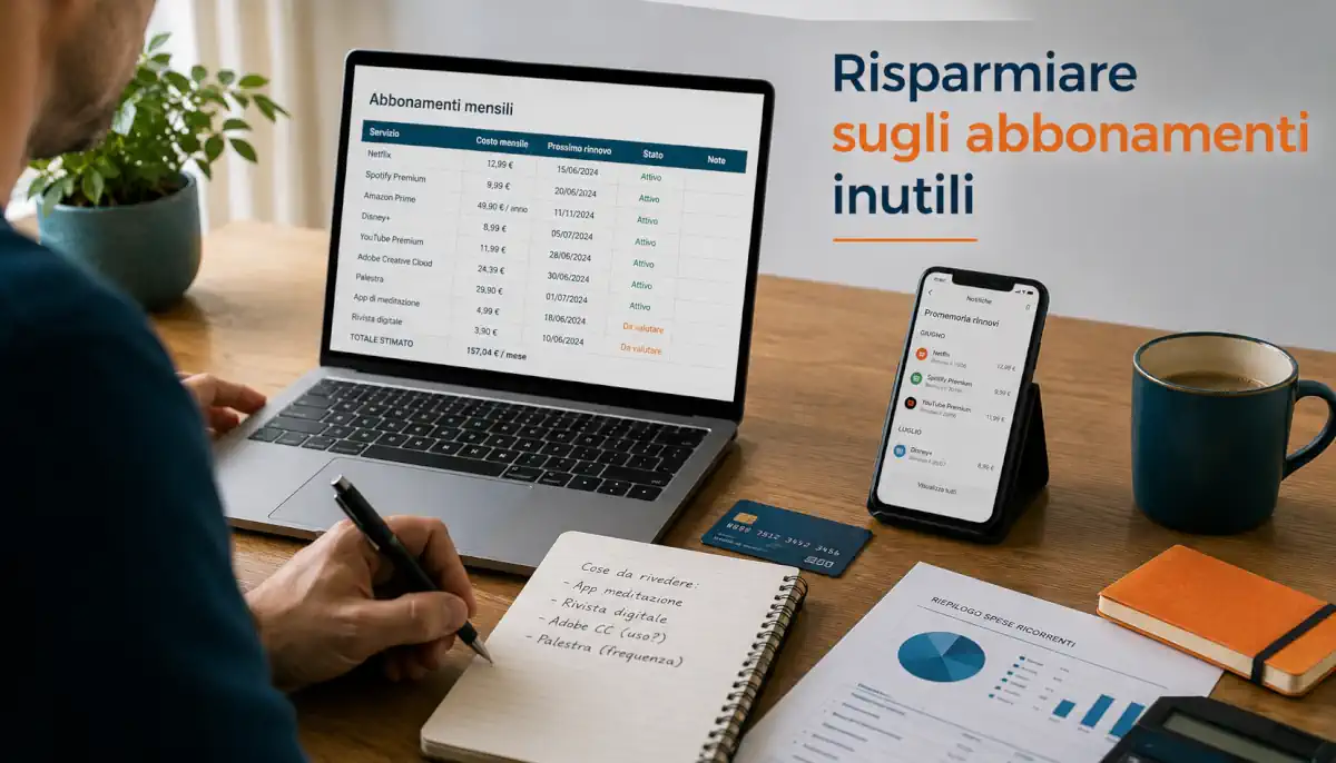 Come risparmiare sugli abbonamenti inutili