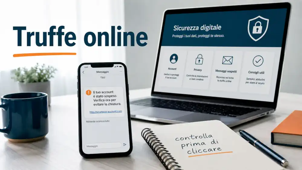 Truffe online: come riconoscere messaggi sospetti